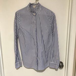 J. Crew Pinstripe Button Down